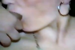 Brunette milf sucks a small in number weenies and gets facialed hard
