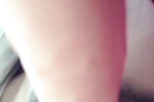 My lustful white wife plays with a sex tool in close up homemade video