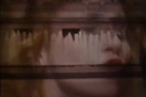 Blonde babe gives vehement oral-job in the night