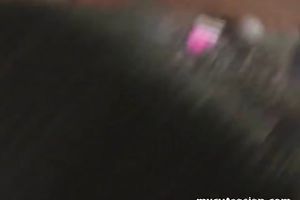 Tanned Asian hooker is sucking her lover's 10-Pounder like eager