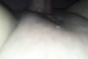 Banging my aged horny white wife in missionary style and cumming on her belly