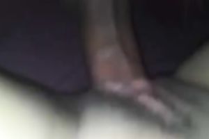 Banging my aged horny white wife in missionary style and cumming on her belly