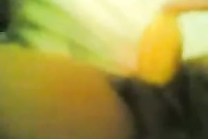 My Arab dirty slut wife is playing with her banana in front of me