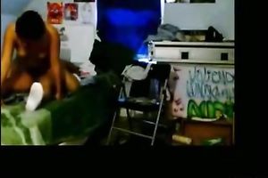 Filthy Indian wench acquires drilled bad in a missionary position in a college dorm