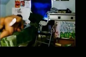 Filthy Indian wench acquires drilled bad in a missionary position in a college dorm