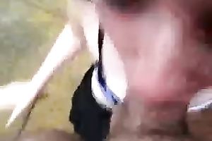 Insatiable legal age teenager has incredible pecker engulfing skills