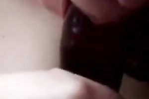 My raven haired girlfriend with large boobs knows how to give a irrumation