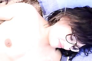 My four eyed girlfriend definitely loves missionary position