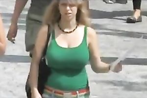 Awesome street compilation vid with random breasty ladies
