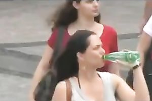 Awesome street compilation vid with random breasty ladies