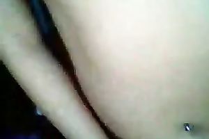 My hot black haired slut with priceless gazoo shows me her bumpers