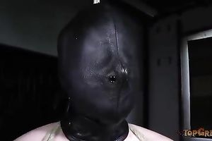 Chubby serf wench with pale skin is suspended to be tortured