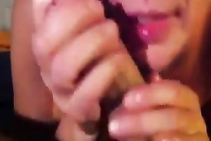 This indecent hooker uses her hands, tongue and lips perfectly