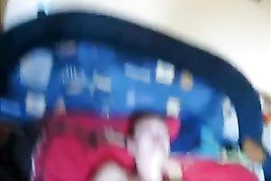 Nasty non-professional slim German doxy masturbates on webcam