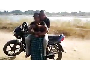 Horny Indian nympho acquires team-fucked truly hard from behind