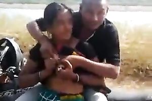 Horny Indian nympho acquires team-fucked truly hard from behind