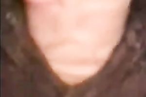 Close up vid with my dark black cock sluts toying her cum-hole and getting it drilled