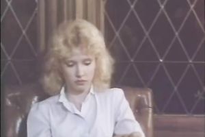 Blonde milf finger fucks a hirsute and wet vagina in bedroom