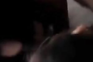 Two masked honeys engulf my shlong and let me fuck their vaginas