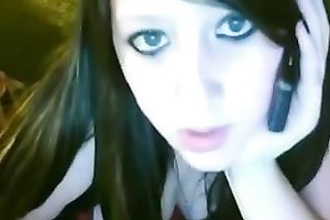 I was masturbating whilst my boyfriend was talking to me