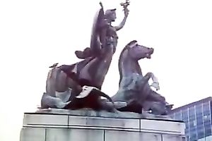 Playful man eats bushy slit of one salacious dark brown