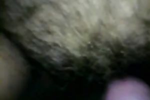 Hairy white strumpet with filthy love tunnel shows that dirt to me