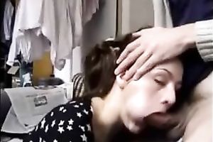 Demonstrating my deepthroat blowjob skills to my paramour