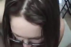 My insatiable British Married slut in glasses loves reverse cowgirl position