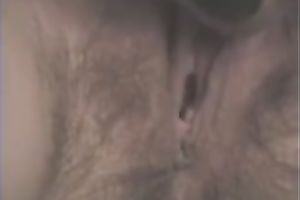 Beautiful European brunette hair slutwife with wet large mambos