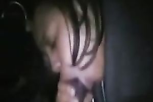 Black bulky ebon hottie takes giant ramrod in her mouth