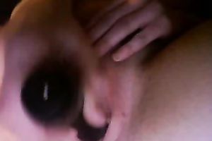 Close up homemade solo with me fucking my trench with toys