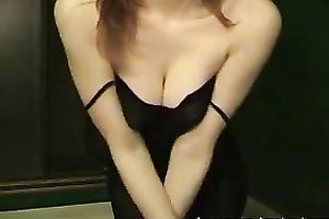 Busty redhead legal age teenager teases with her large zeppelins and soft ass