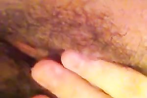My trashy white bitch just could not stop playing with her luscious muff