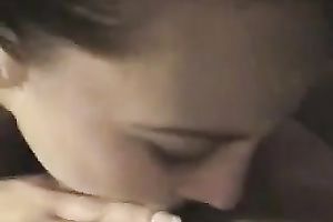 The hottest dilettante blow job on POV intimate sex movie