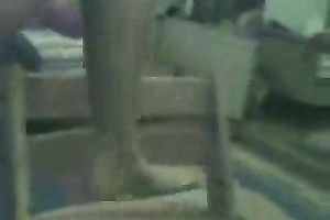 Hot Arabian dark brown masturbates her drooling punani