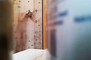 Voyeur movie scene with my roommate washing her precious body