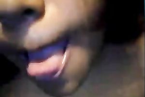 Exotic dilettante slut enjoys rubbing her milk shakes and muff in livecam solo