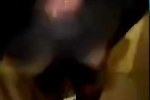 Exotic dilettante slut enjoys rubbing her milk shakes and muff in livecam solo