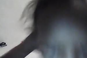 My lascivious swarthy girlfriend with precious wazoo loves it from behind