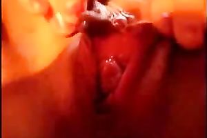 Spreading my soaked bawdy cleft lips apart for my online viewers