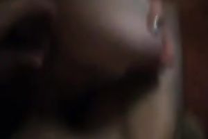 Busty white girlfriend is titwanking me for a quick jizz flow