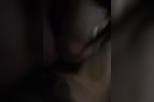 Busty white girlfriend is titwanking me for a quick jizz flow