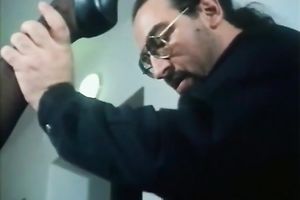 Astonishing brunette hair sweethearts in nylons involved in group sex