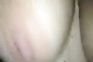POV video with my bosomy golden-haired dirty slut wife engulfing and rubbing my cock