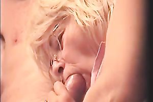 Mature and slutty neighbour cheating wife engulfing my pecker on webcam