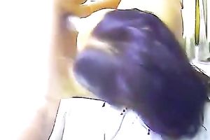 Chubby milf shows her scones to her hubby and sucks his prick