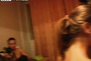 This kinky and wicked coed can't live without getting spit roasted