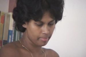 Black doxy Sheyla gives a oral-service and a titjob to an mature fellow