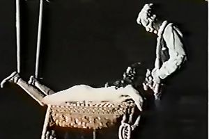 Bound retro milf acquires her coochie fucked from behind