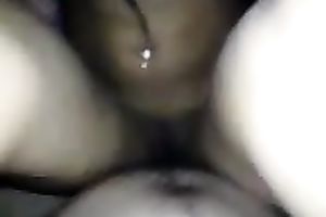 Skanky Paraguayan doxy with pierced navel can't live without woman-on-top position